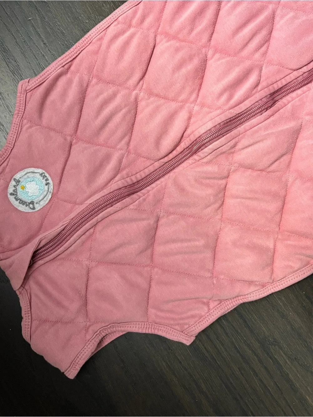 Dreamland baby Quilted weighted baby Sleep Sack Vest - Soft Sleeveless 24-36 mos